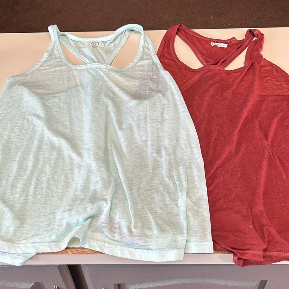 Two lightweight loose fit tank tops!